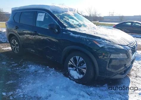 2021 Nissan Rogue Sv Intelligent Awd из США, поврежденный, VIN 5N1AT3BB9MC814188